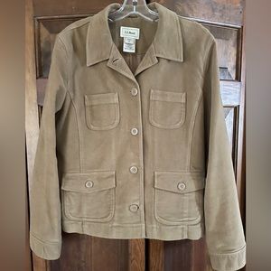 L.L. Bean Washable Button Jacket
